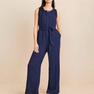 Lou & Grey Navy Jumpsuit